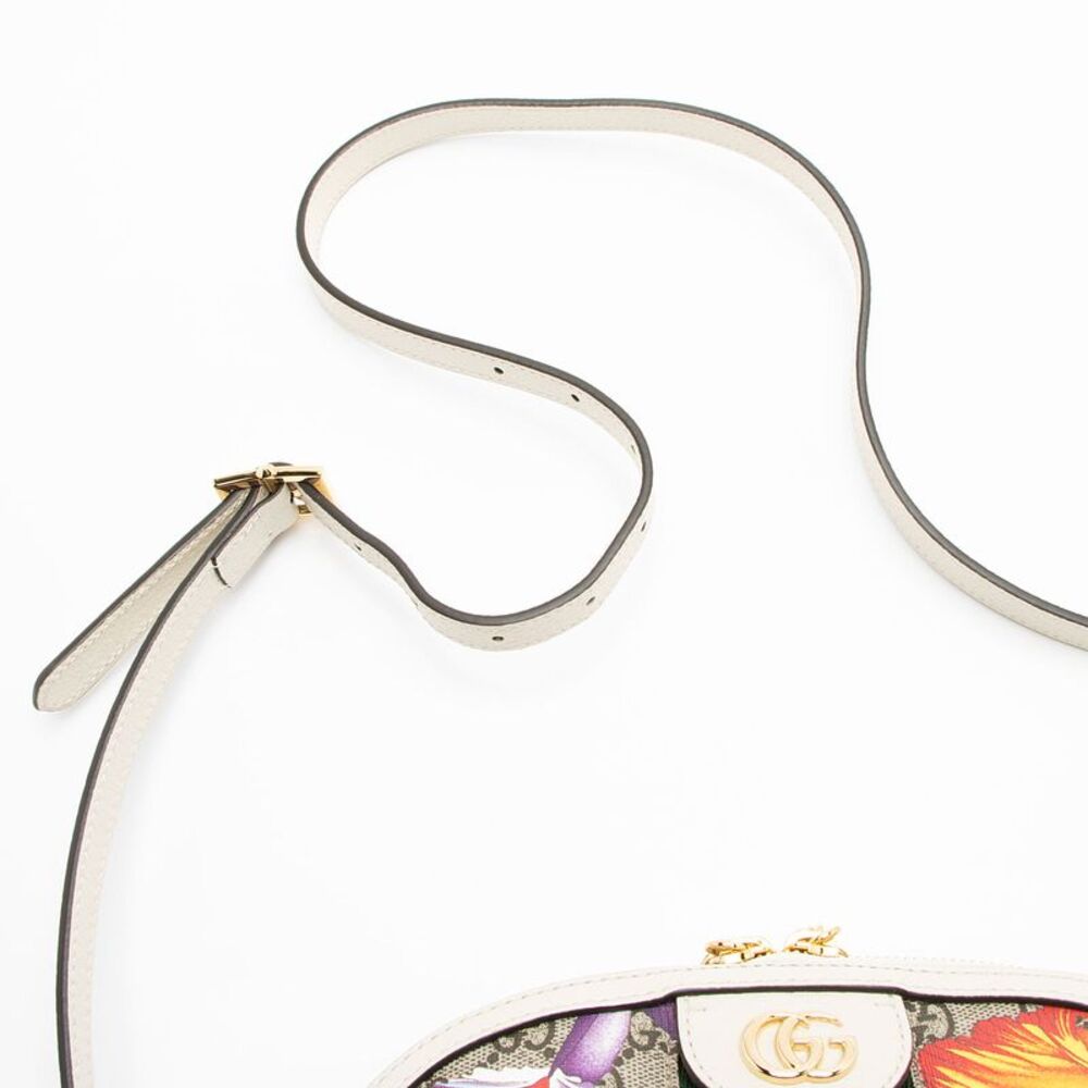 Gucci GG Supreme Flora Ophidia Dome Small Shoulder Bag - Picture 12 of 13